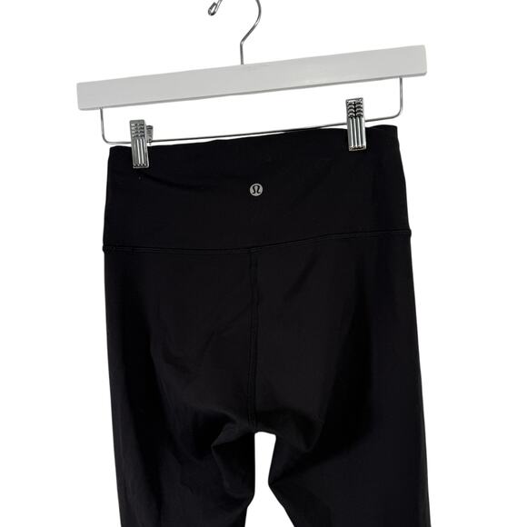 Lululemon Wunder Train High Rise Tights 25" Black Gym Workout Womens 6 - Picture 4 of 5